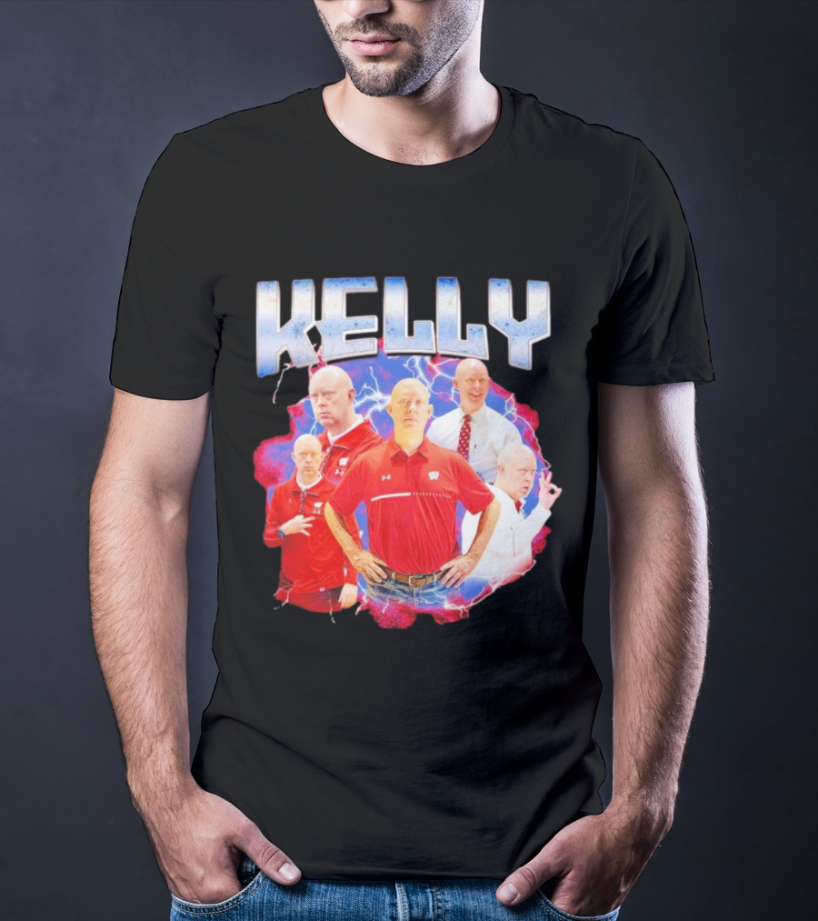 Kelly Sheffield Wisconsin Volleyball Coach Vintage T-Shirt