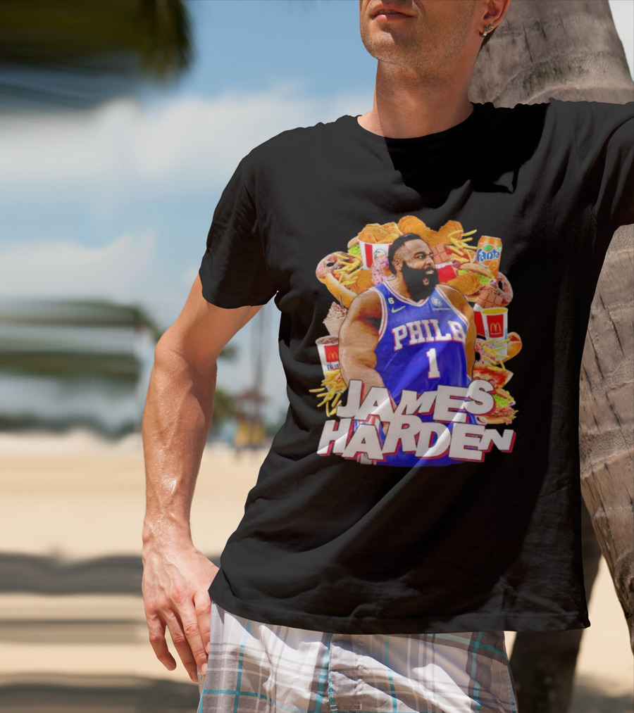 James Harden Philly Fast Food McDonald's Fanta T-Shirt