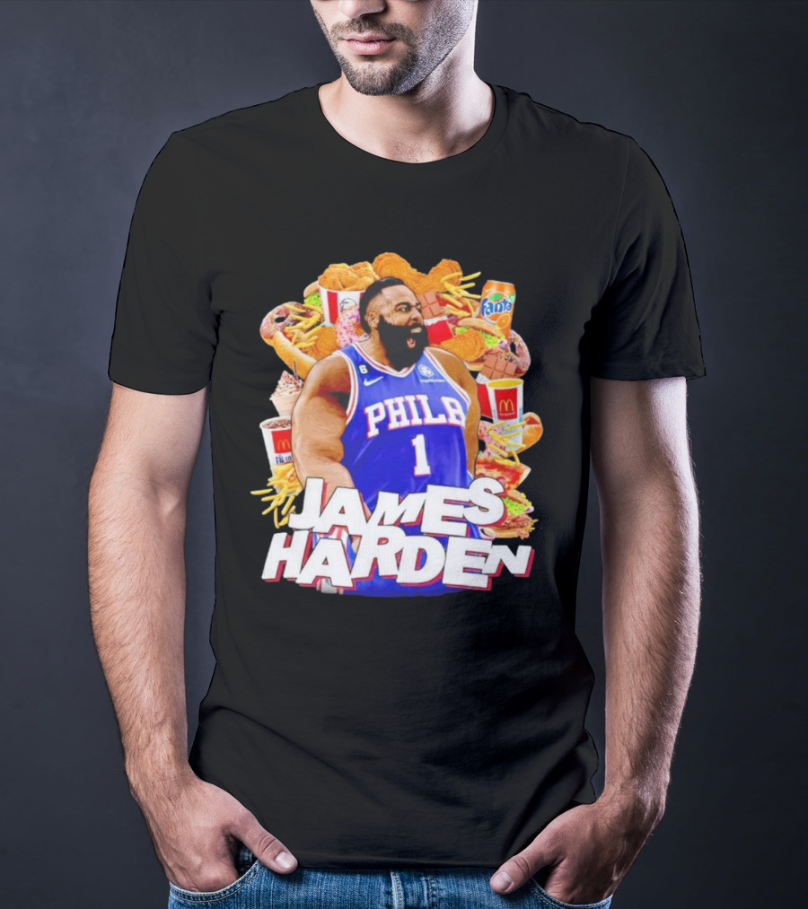 James Harden Philly Fast Food McDonald's Fanta T-Shirt