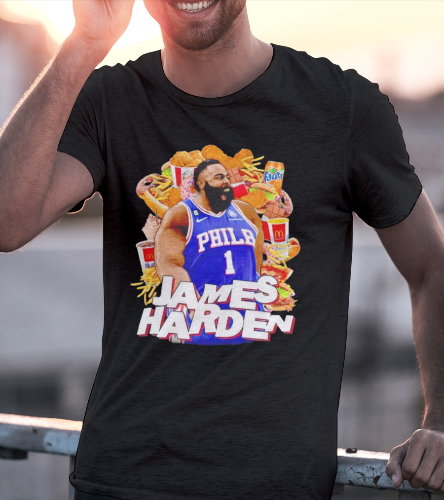 James Harden Philly Fast Food McDonald's Fanta T-Shirt