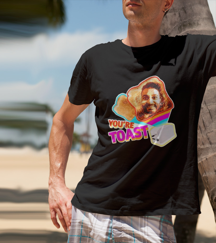 You're Toast Jonny Fairplay Toaster Face Image T-Shirt