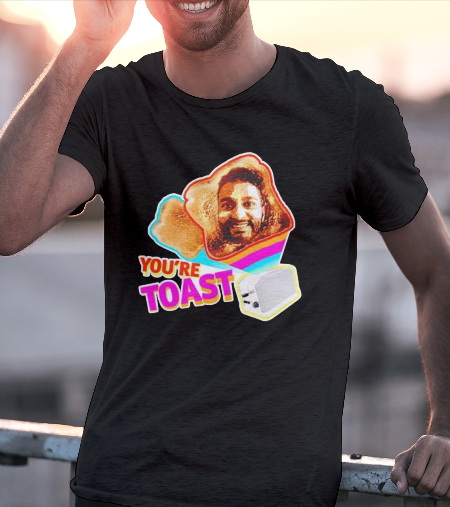 You're Toast Jonny Fairplay Toaster Face Image T-Shirt