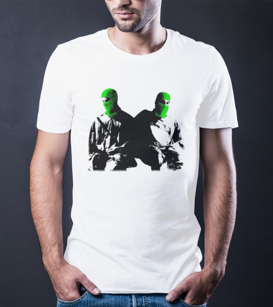 Mansionz Mask Green Neon Duo T-Shirt