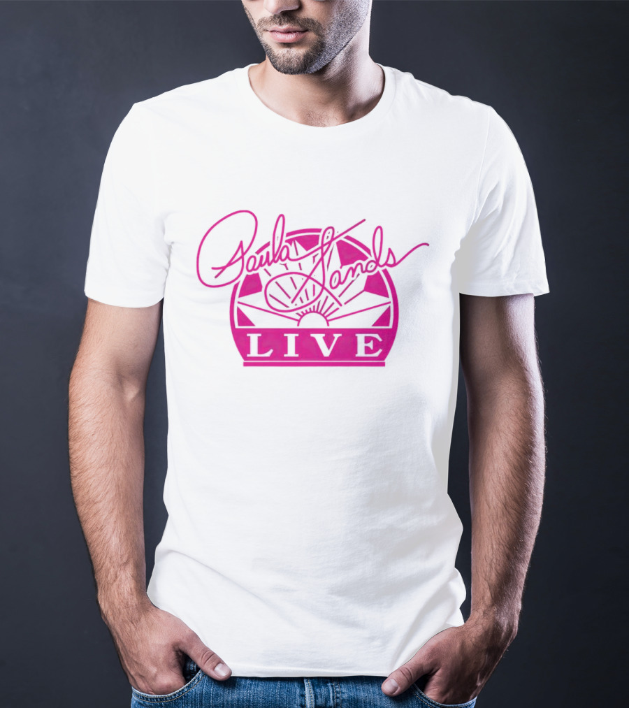 Paula Sands Live Pink Script With Sunrise T-Shirt