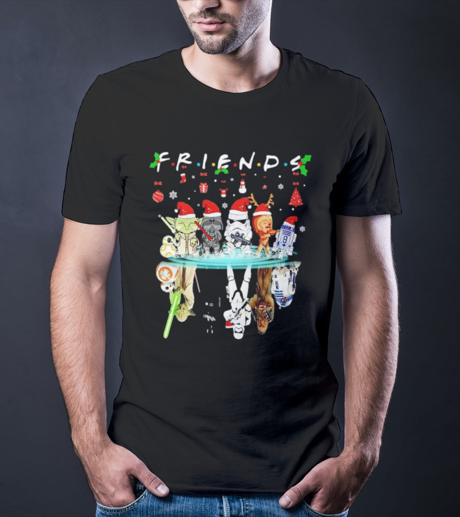 Friends Star War Character Christmas T-Shirt