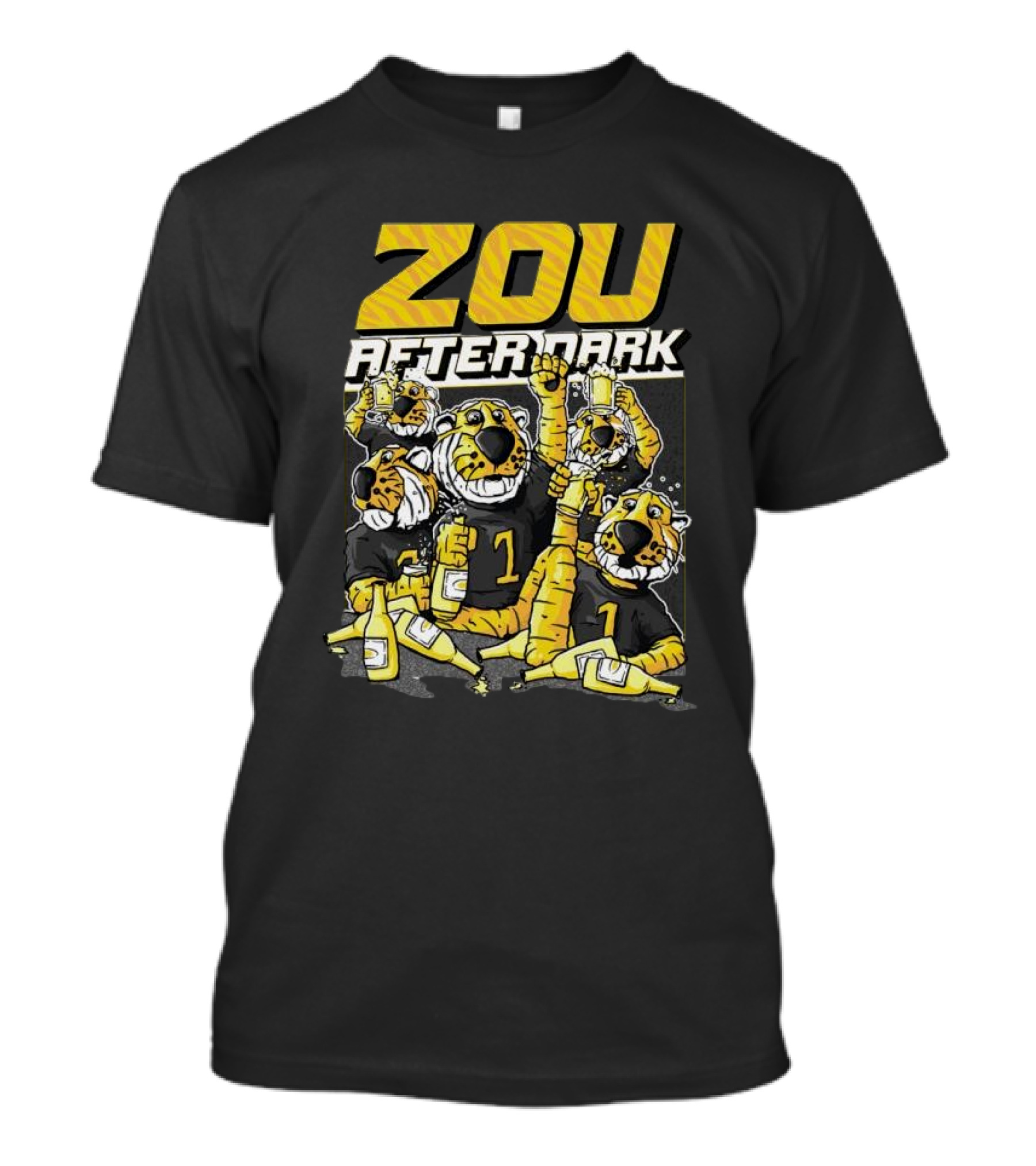 ZOU After Dark Missouri Tigers Party T-Shirt