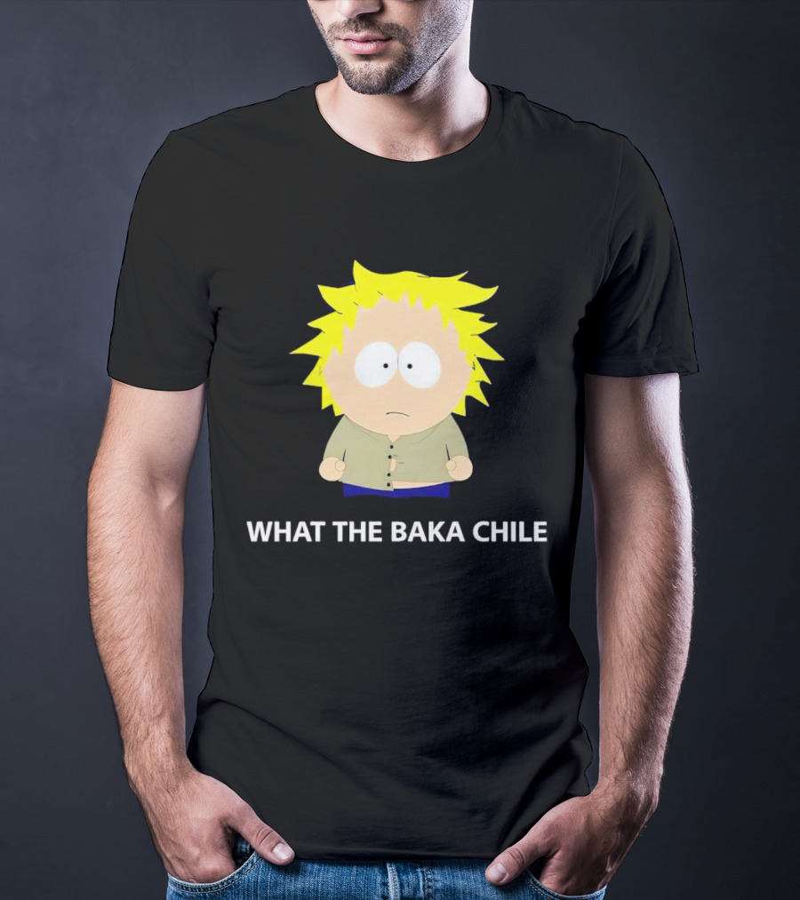 WHAT THE BAKA CHILE South Park Style Character T-Shirt