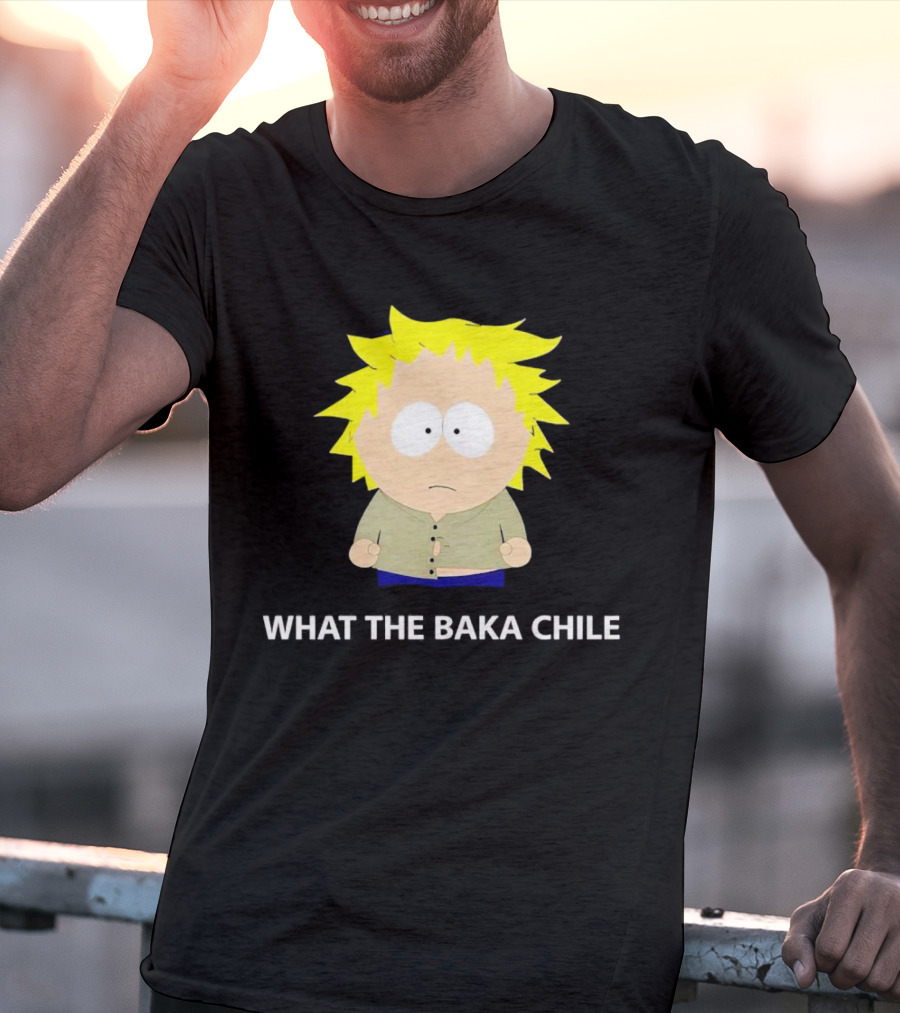 WHAT THE BAKA CHILE South Park Style Character T-Shirt