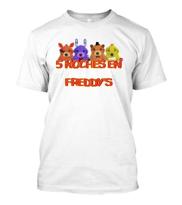 5 Noches En Freddy’s Peluches Colores Animatronics T-Shirt