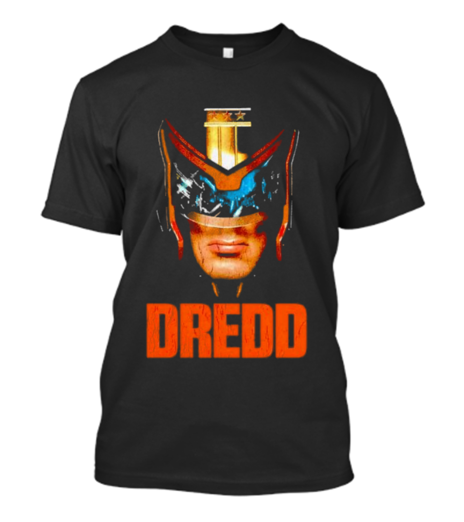 Judge Dredd Helmet Vintage Retro Dredd T-Shirt