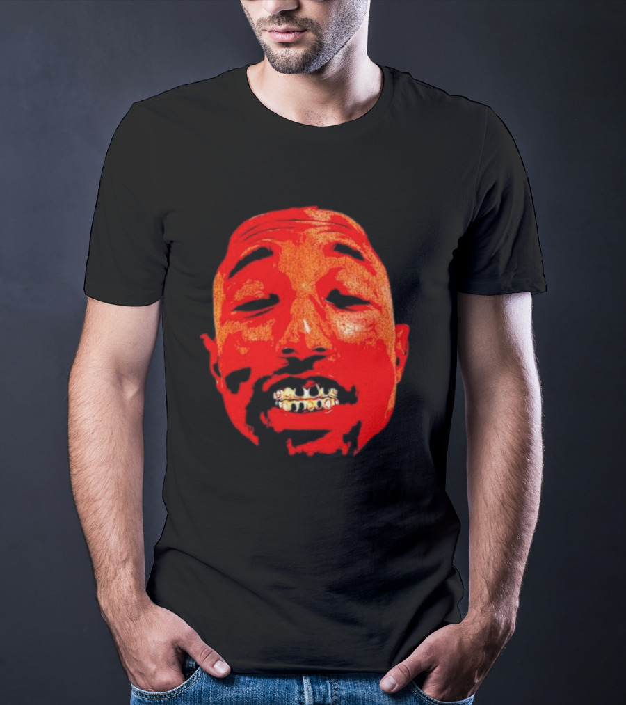 Pharrell Suicide Wrist Red Tee Face Grills T-Shirt