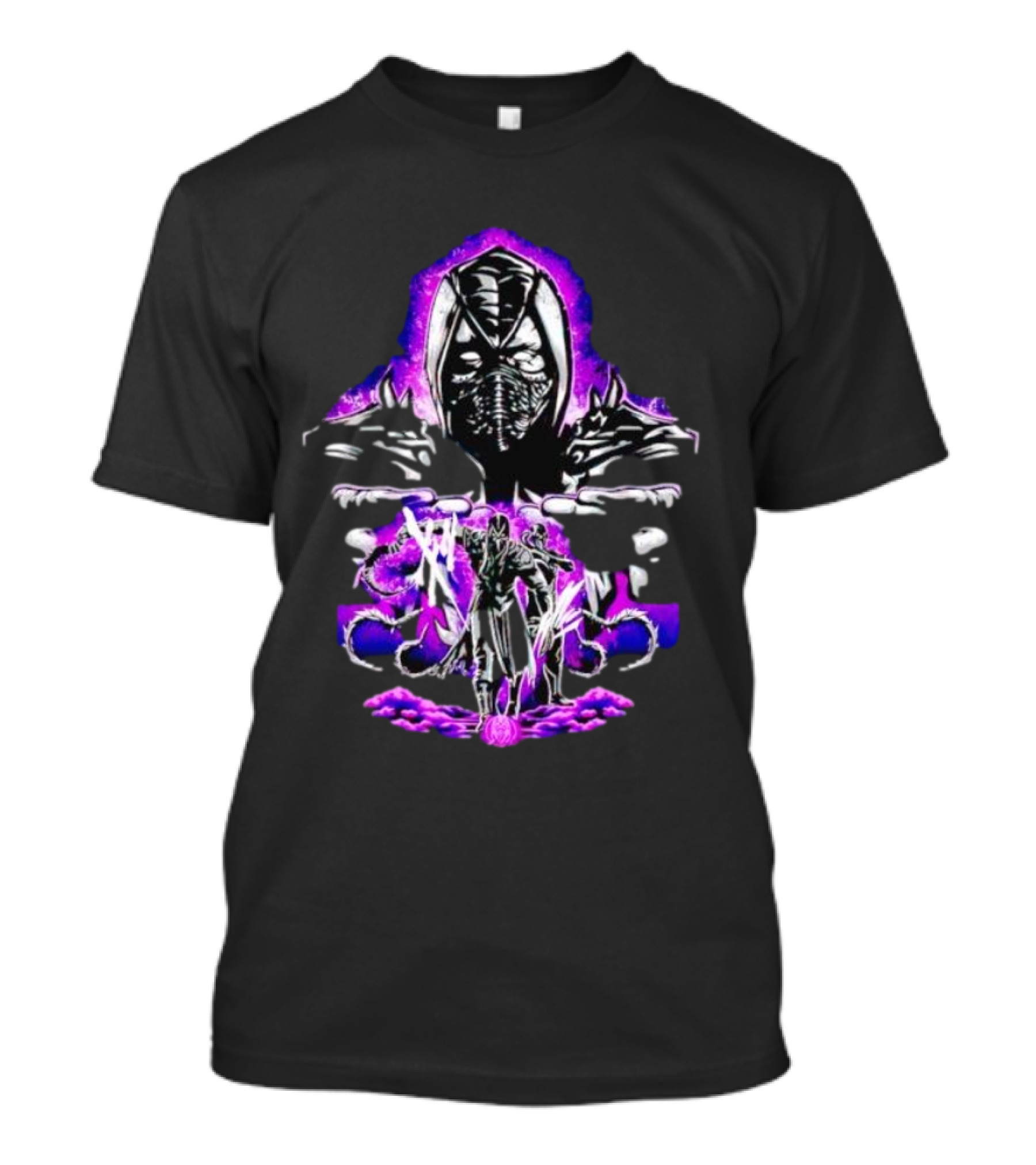 Noob Saibot's Shadow Assault With Purple Aura T-Shirt