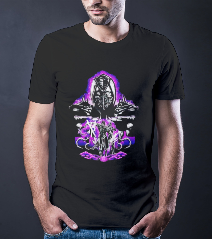 Noob Saibot's Shadow Assault With Purple Aura T-Shirt