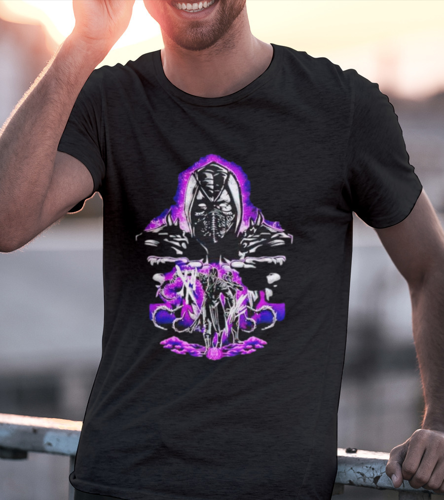 Noob Saibot's Shadow Assault With Purple Aura T-Shirt