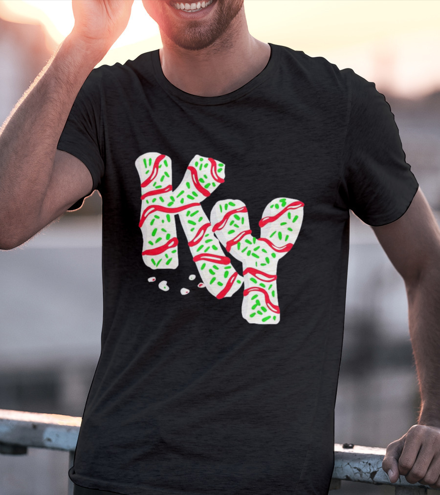 Christmas Treat KY Candy Cane-Inspired T-Shirt