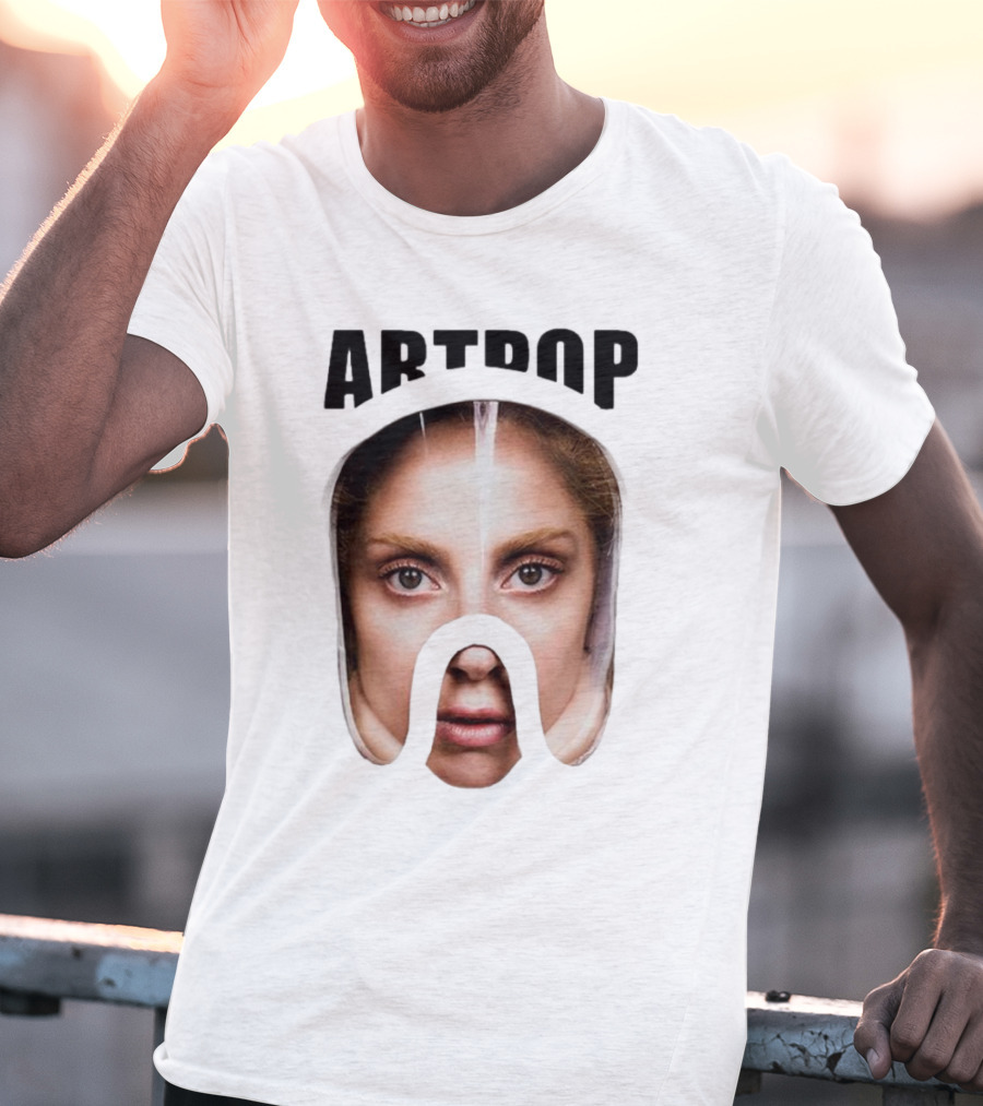 Lady Gaga Artpop Face Mask T-Shirt