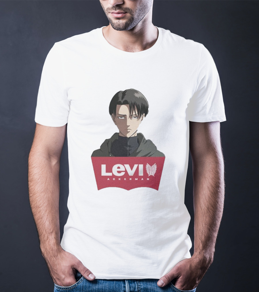 Levi Ackerman Anime Character Iconic T-Shirt