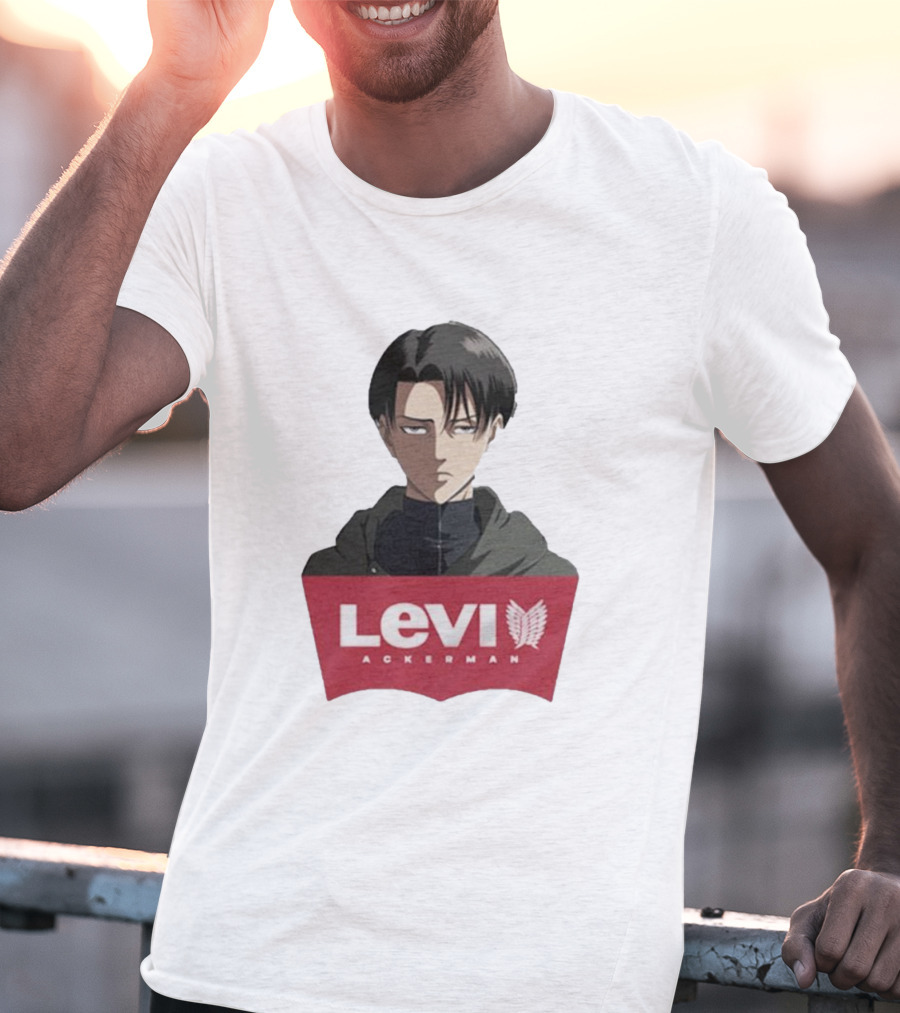 Levi Ackerman Anime Character Iconic T-Shirt