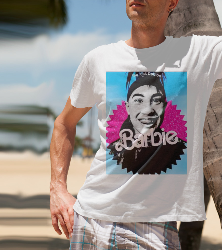 The Kick Demon Barbie Iconic Bold Face T-Shirt