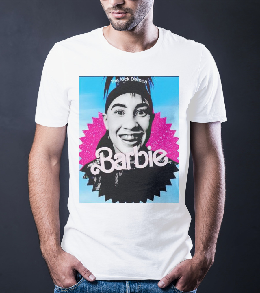 The Kick Demon Barbie Iconic Bold Face T-Shirt