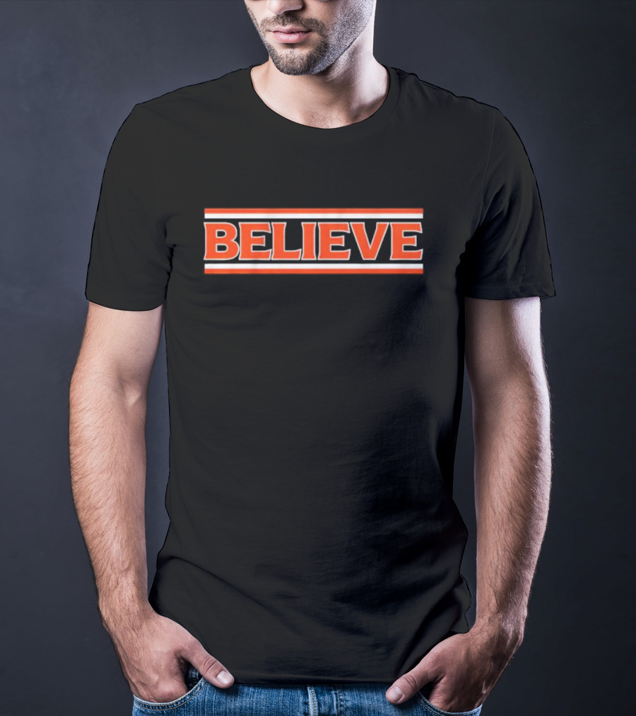 Cleveland Browns Believe Football T-Shirt