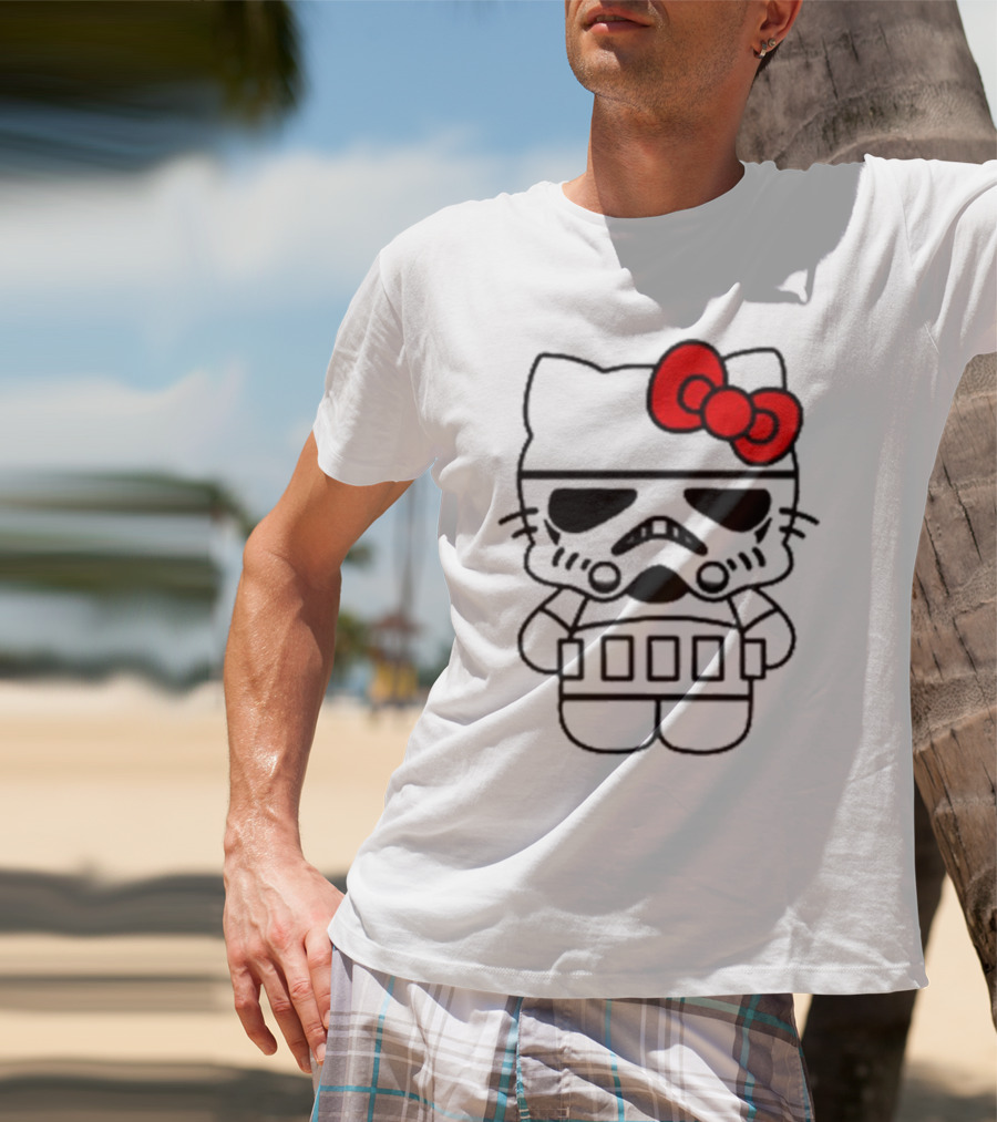 Hello Kitty Star Wars Stormtrooper Crossover T-Shirt