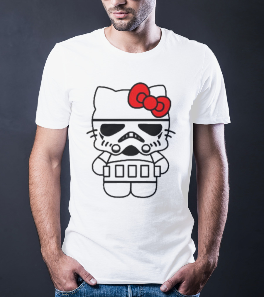 Hello Kitty Star Wars Stormtrooper Crossover T-Shirt