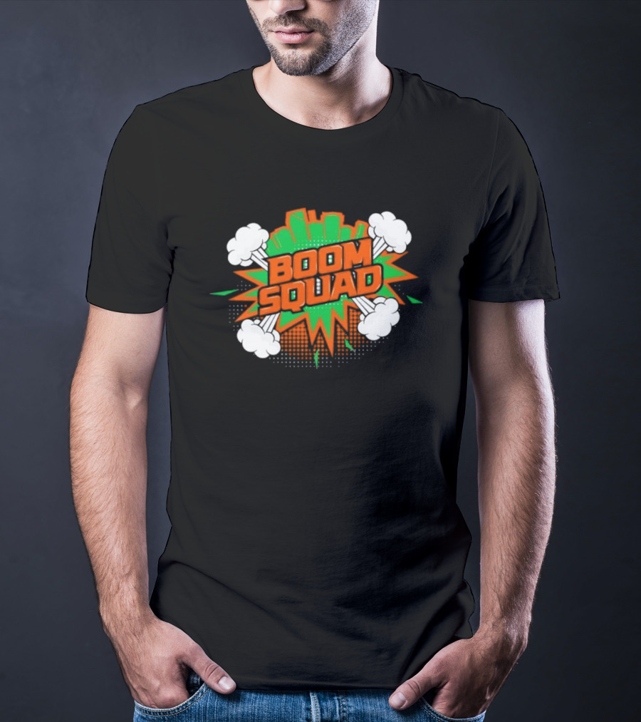 Miami Boom Squad Explosive Comic Style Burst T-Shirt