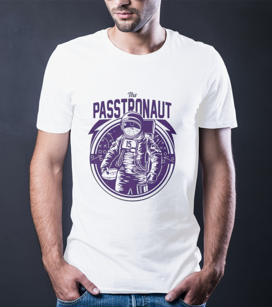 Minnesota Vikings The Passtronaut Astronaut Player Number 15 T-Shirt