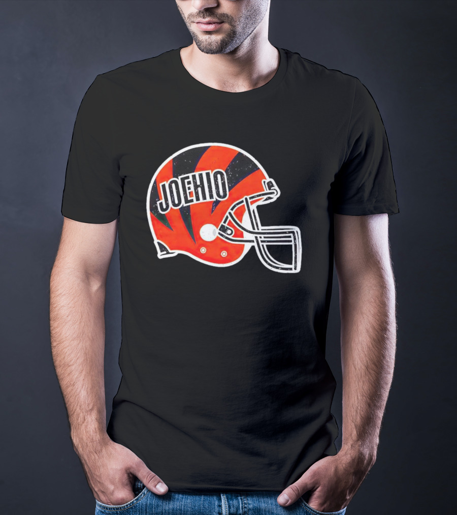 Cincinnati Bengals Joehio Football Helmet T-Shirt
