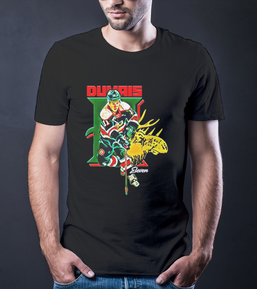 Dumais Eleven Halifax Mooseheads Hockey Player Image T-Shirt