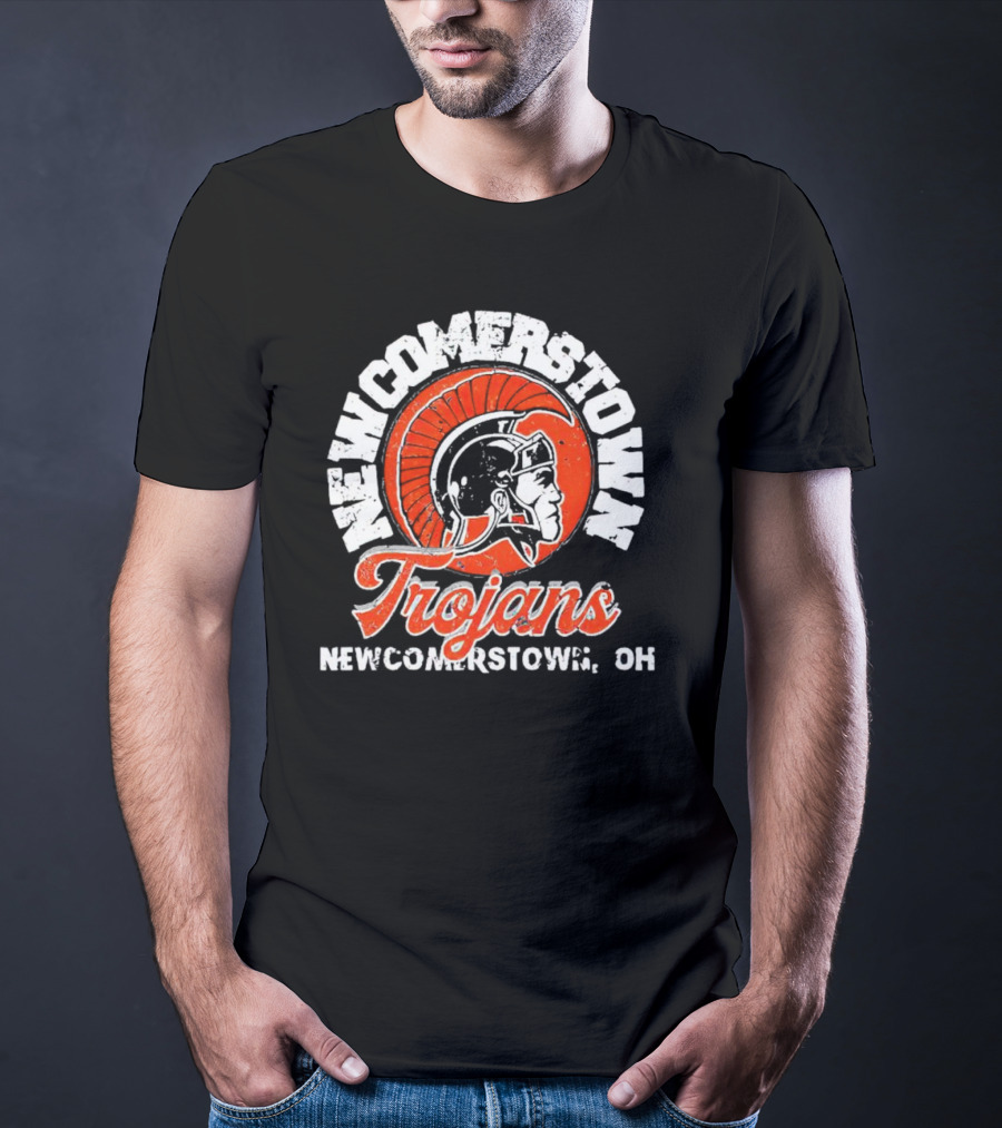 Newcomerstown Trojans Newcomerstown OH Helmet Emblem T-Shirt