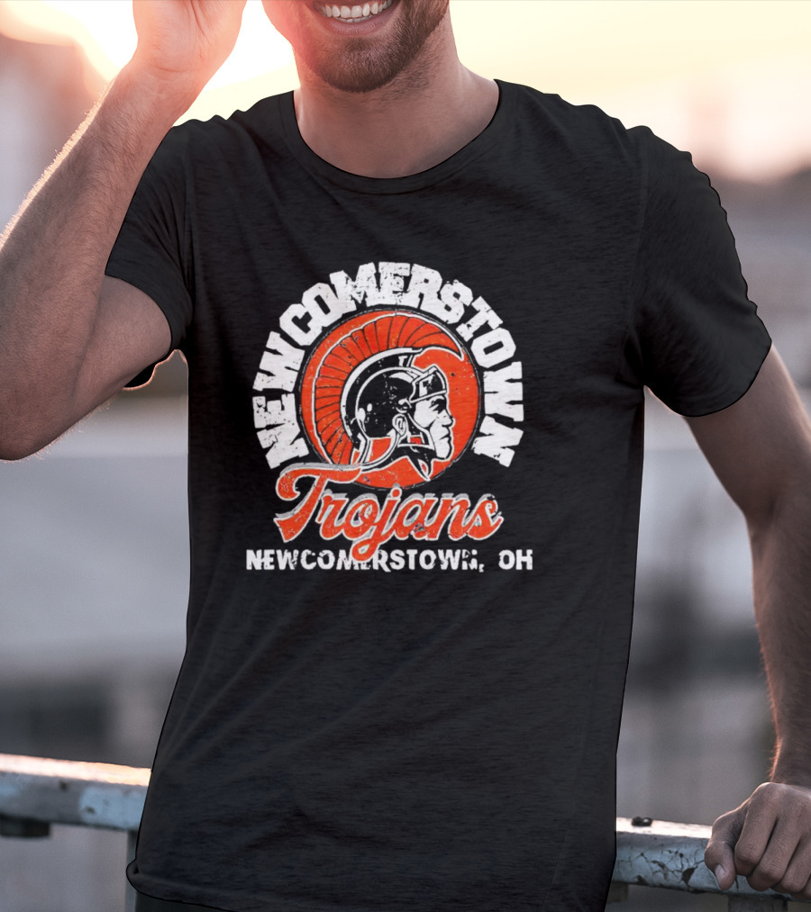 Newcomerstown Trojans Newcomerstown OH Helmet Emblem T-Shirt