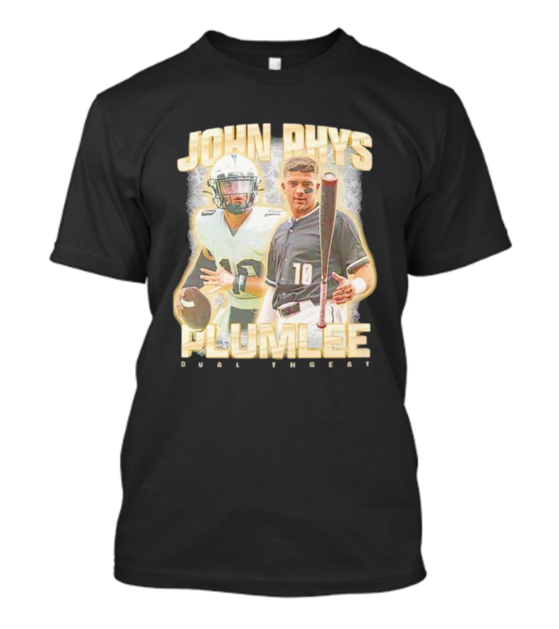 John Rhys Plumlee Dual Threat Collage T-Shirt