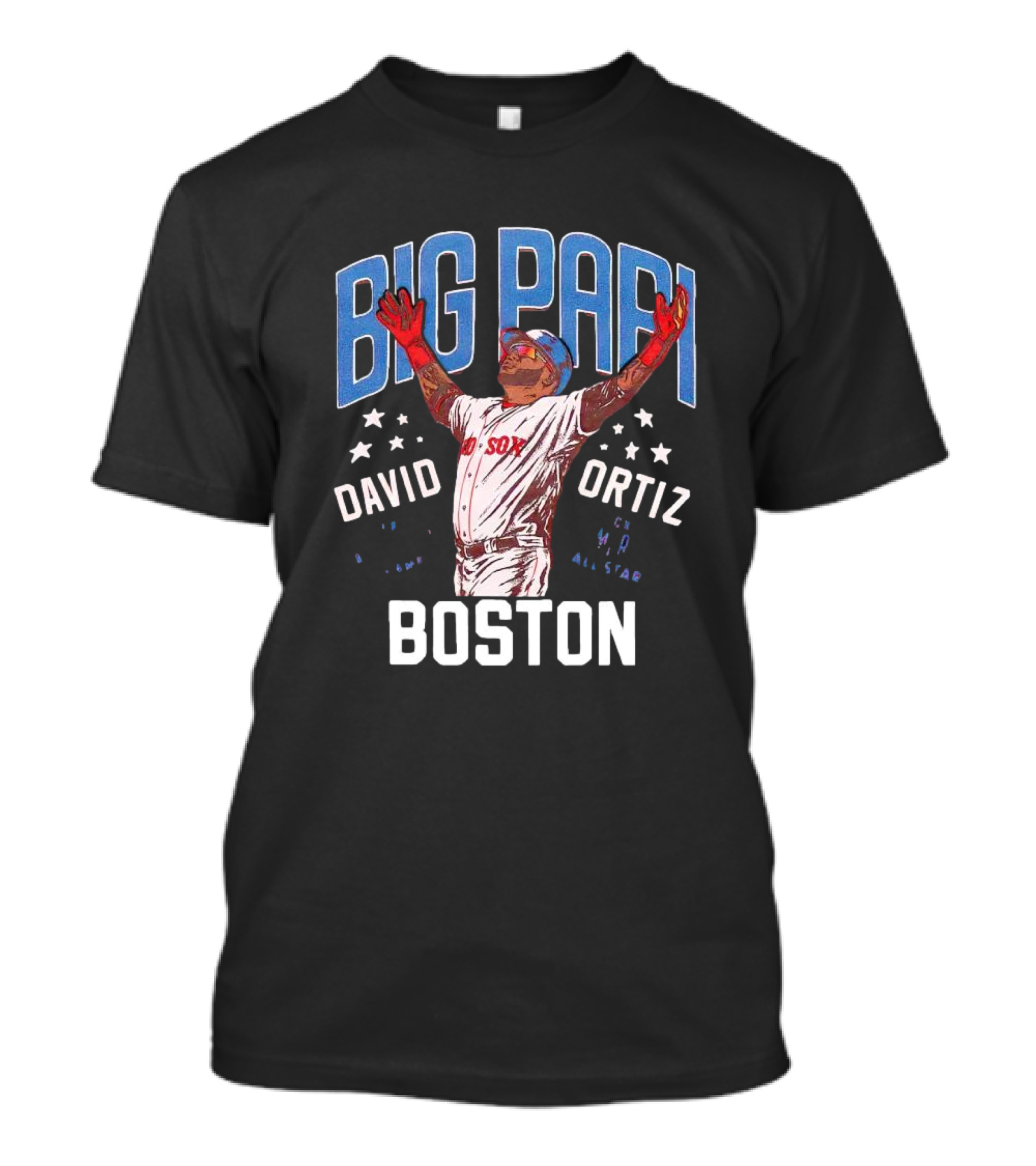 Big Papi David Ortiz Boston Red Sox All-Star Legend T-Shirt