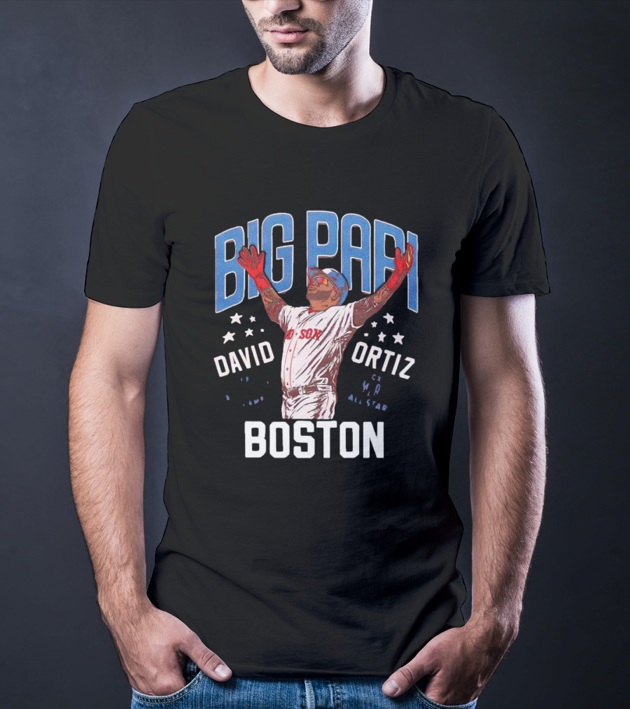 Big Papi David Ortiz Boston Red Sox All-Star Legend T-Shirt
