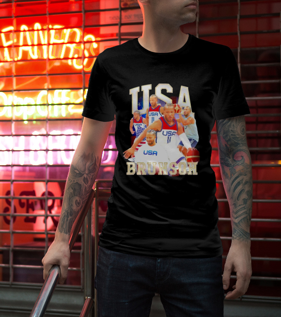 USA Brunson Basketball FIBA T-Shirt