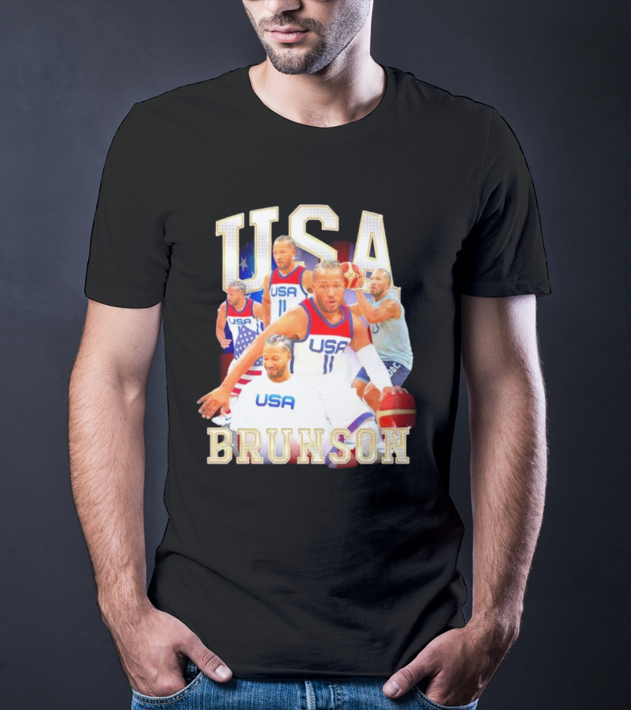 USA Brunson Basketball FIBA T-Shirt