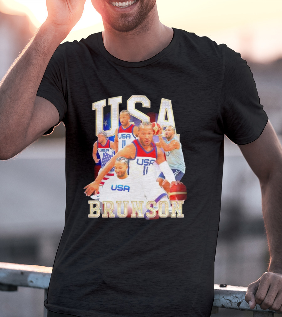 USA Brunson Basketball FIBA T-Shirt