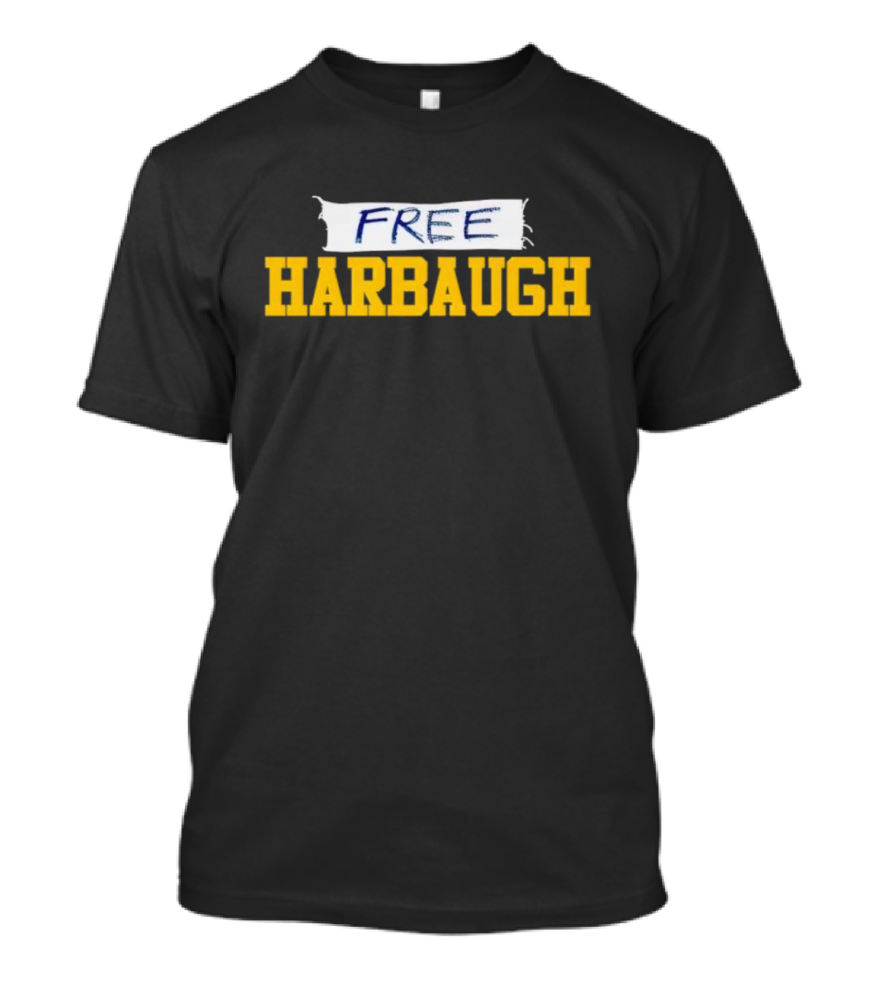 Free Harbaugh Michigan Wolverines T-Shirt