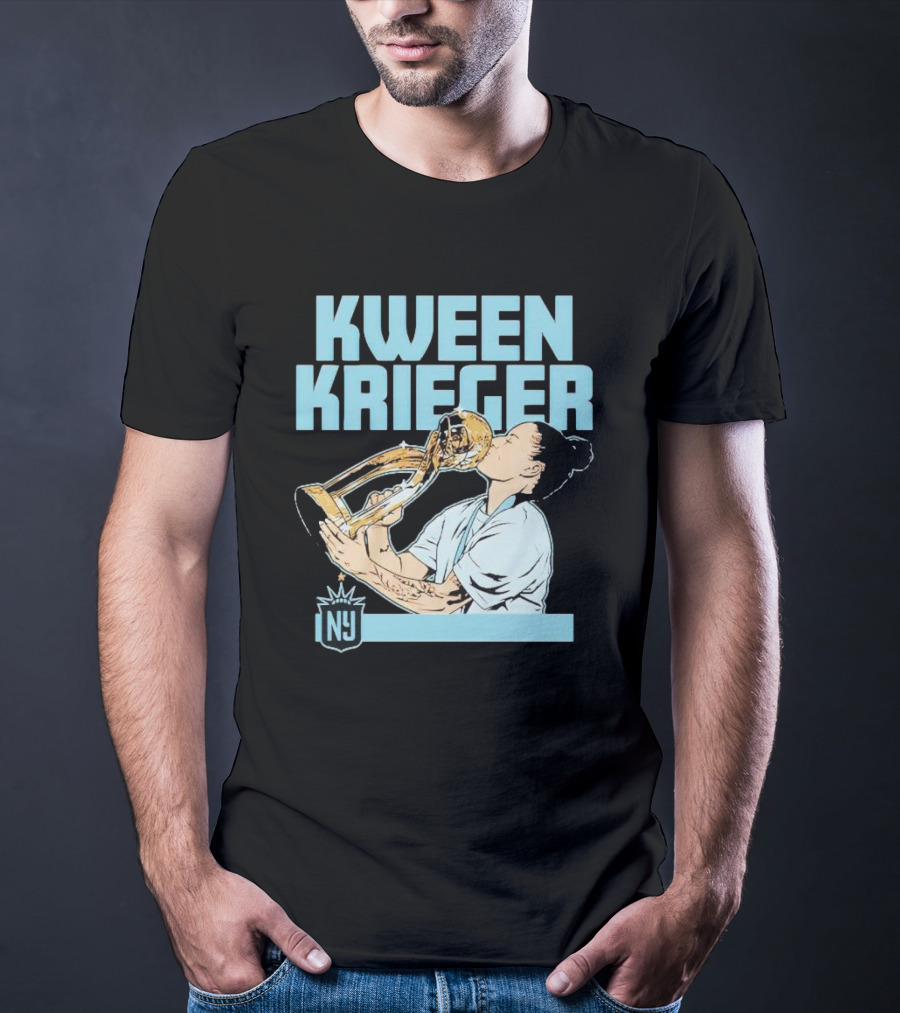 NY GOTHAM FC Kween Krieger Trophy Moment T-Shirt