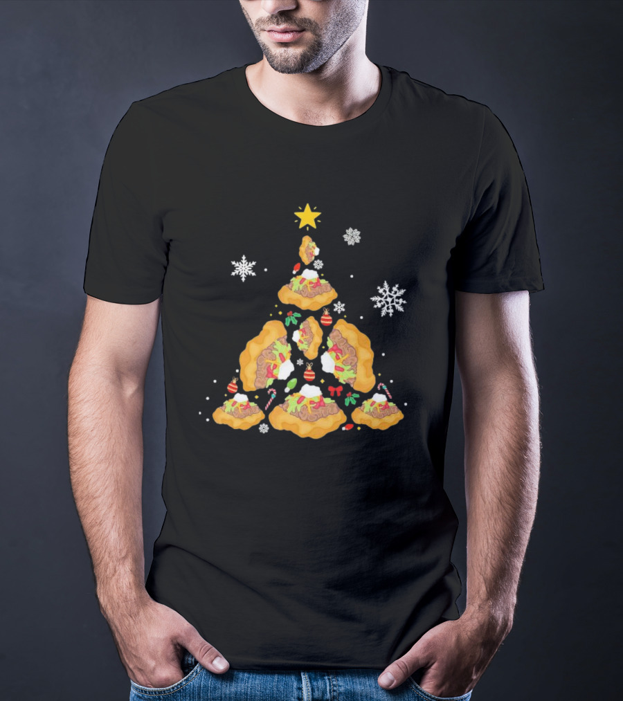 Oh Taco Christmas Tree Festive Holiday Taco Christmas Tree T-Shirt