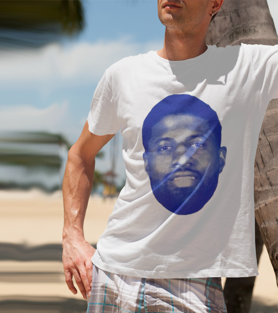 Paul George Blue Halftone Face T-Shirt