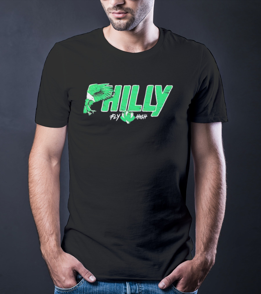 Philadelphia Eagles Philly Fly High Football T-Shirt