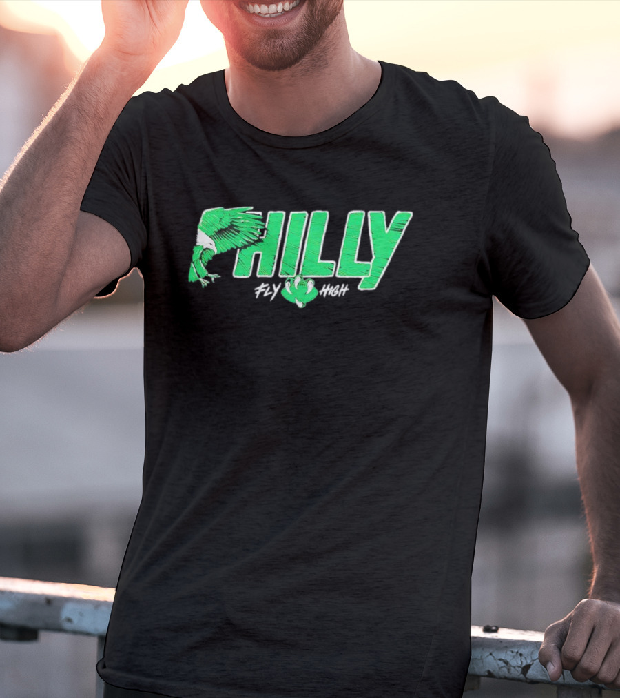 Philadelphia Eagles Philly Fly High Football T-Shirt