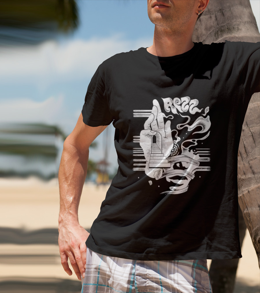 Rezz Perception Hand Staircase And Psychedelic Elements T-Shirt