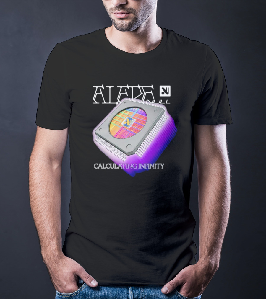 Aleph Null Calculating Infinity With Chip T-Shirt