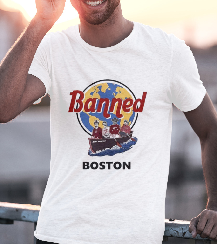 Banned Boston World Traveler Silhouette Adventure T-Shirt