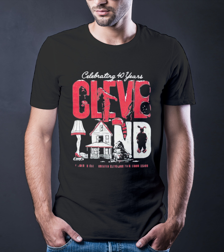 Celebrating 40 Years Cleveland Greater Cleveland Film Commission T-Shirt