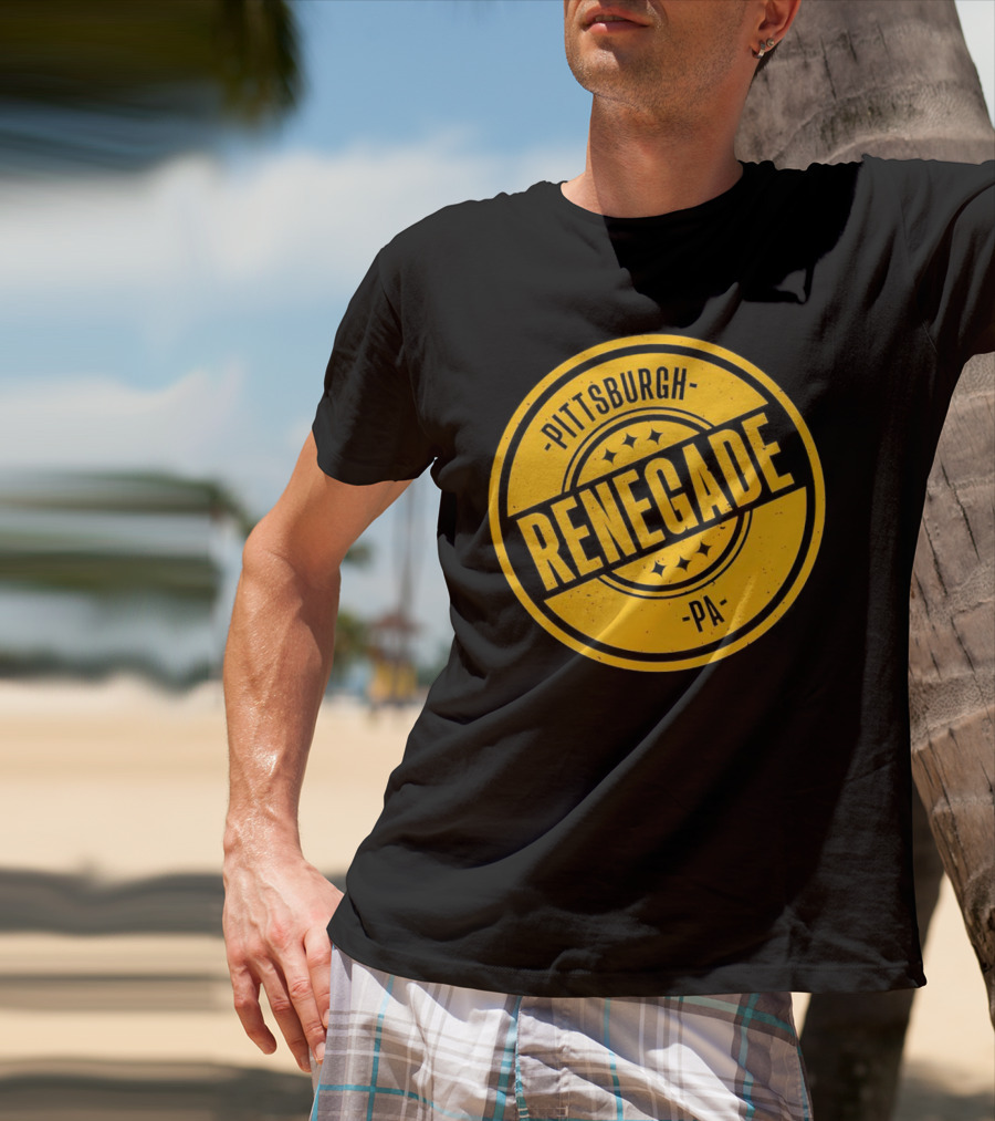 Pittsburgh Renegade PA Vintage Badge T-Shirt